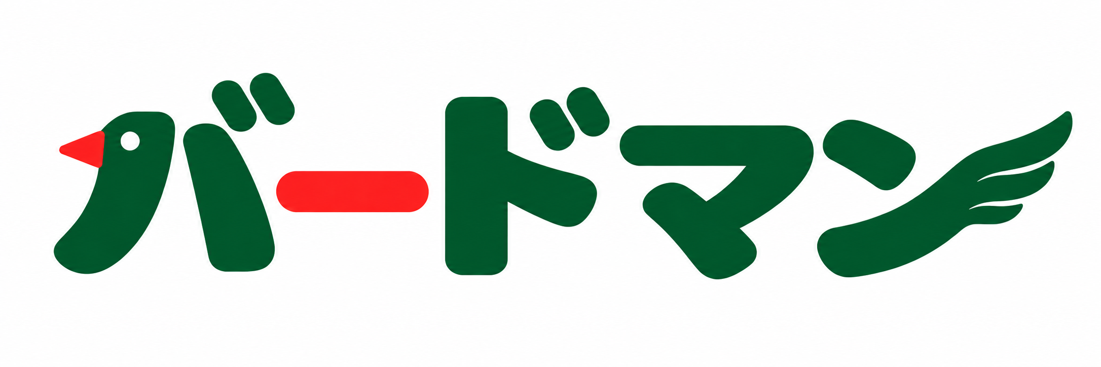 バードマンのカタカナロゴ